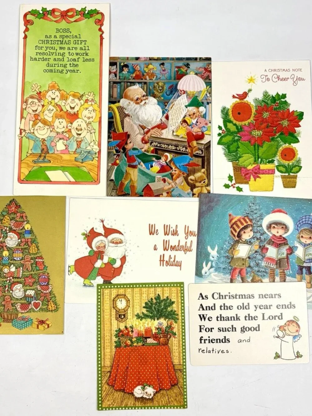Vtg Lot of 55 Greeting Cards Ephemera Birthday Baby Marriage Christmas Craft